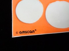 Vintage Amscan Halloween 3D Google Eye Jack-O-Lantern Stickers