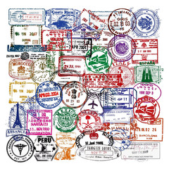 50/100PCS Mix World Famous Buildings Travel City Stickers Landmark Landscape Dec
