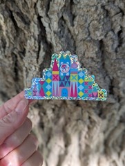 It’s a Small World Sticker, Disney Sticker, Fantasyland Magical Castle Sticker