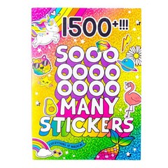 Just My Style® 1500 Sticker Book by Horizon Group USA, Fun Craft Stickers, Cute