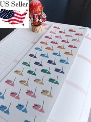 Cleaning, Washing, Dinner, Sweet Home Icon Handmake Erin Condren Planner Sticker