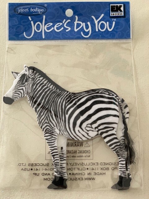 EK Success Jolee’s Boutique Sticker 3D ZEBRA FUZZY THICK ZEBRA