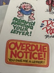 Vintage 80s 90s Stickers LOT Hallmark Suzy Zoo visits Current cartoon characters