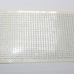 6 Sheets of 850pcs Clear 3mm Bling Round Rhinestones Gem Self-Adhesive Stickers