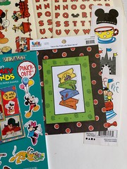 Disney Mickey and Friends Sandylion Stickers Punch outs scrapbook lot