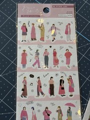 Daiso Sealing Stamp Seal Stickers And Other Stickers Total 5 Sets