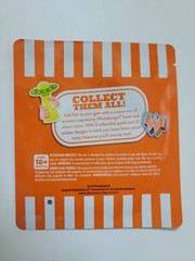 Whataburger Sticker Pack 4 Of 5—- 8 Stickers, Food & Drink Theme, Orange/White