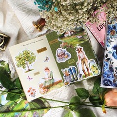 The Colors of The Countryside Journal Stickers for Junk Journaling, 20 Pre-Cu…