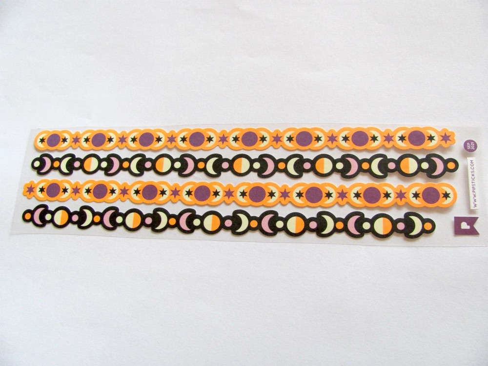 Pipsticks Borders Neon Halloween Kids Opal Boughs Waves – You Choose