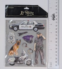 Police Officer Themed Scrapbooking Stickers By La Petites