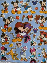 Cute 11 Sheets of Mickey & Minnie Mouse Stickers 8″ X 10″ Sheet