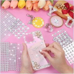 2032 Pieces Self Adhesive Face Gems Stick on, Hair Gems Rhinestones Stickers