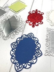 Die Cuts Decorative Plaque 8 Pieces *You Choose Color* Foil Mirror Specialty Car