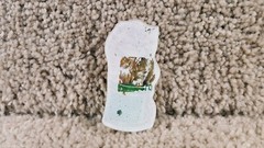 1983 Imperial Kittens Cats Eighteen Used Puffy Stickers Orange & Black Tabby