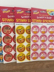 TREND Stinky Stickers Scratch N Sniff Retro Stickers x 5 Packs! FREE SHIP!