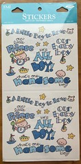 Lot of 3 Packs Baby Boy Scrapbook Stickers Embellishments Assorted Brands Types