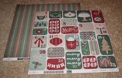 Hazel & Ruby 12×12 Scrapbook Paper(12 /Sticker Kit ~ Very Merry Collection