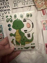 Vintage Sticker Lot Mostly New Huge Mixed Scrapbooking Craft Alphabet Kids NOS