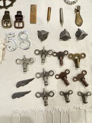 Tim Holtz Idea-ology Huge Mixed Lot 260+Pieces Gears Keys Embellishments