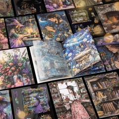 20 Sheets Magic Withcraft Stickers Journal Planner Scrapbooking Decorative Craft