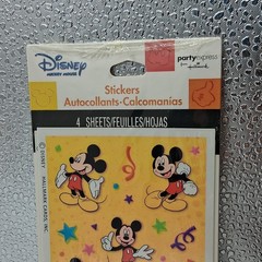 Disney Sticker Lot Mickey Snow White Dwarfs Lion King Simba 6 Packs