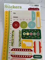 Cosmo Cricket Card Stock Stickers «Garden Variety» Home Grown Happy Scrapbooking