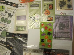 Lot of 20+ Halloween Stickers & Stamps Delux Cuts Rub Ons Transfers Clear Stamps