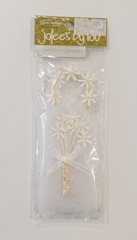 Jolee’s Bridal Veil & Wedding Bouquet Mini Scrapbooking Embellishments