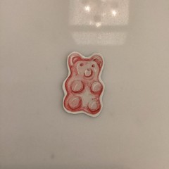 Food & Drink Stickers, Multicolor Koala Disco Ball Croissant Ice Cream Gummy