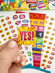 Teacher Reward Stickers – 1380 Pcs, 22 Sheets of Premium Reward Stickers, Colorf