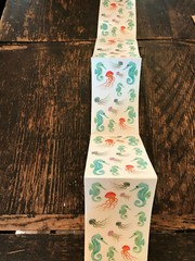 Mrs Grossman Watercolor Jellyfish Seahorse Stickers 24 Sheets Modules 336 Total
