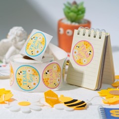 500Pcs Bumble Bee Gender Reveal Stickers Little Honey Bee Party Supplies Favo…