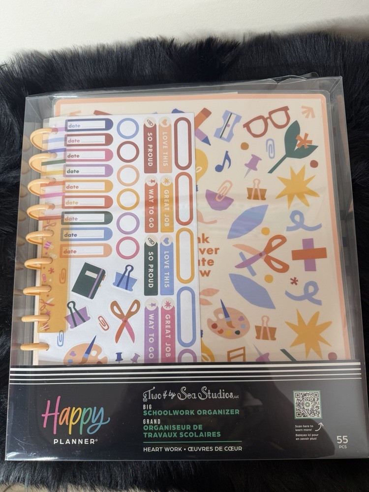 The Happy Planner School & Educational Work Organizer Sticker Book, Multicolor