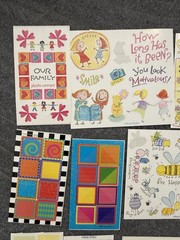 Vtg Stickers Lot Flowers Colorful Floral Spring Friendship Sheets Mixed Brands