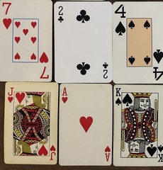 Single Swap Playing Cards LOT of 28 GREEN Themed Many Vintage