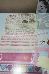 Baby Girl Scrapbook Lot, Stickers & Embellishments – Vintage
