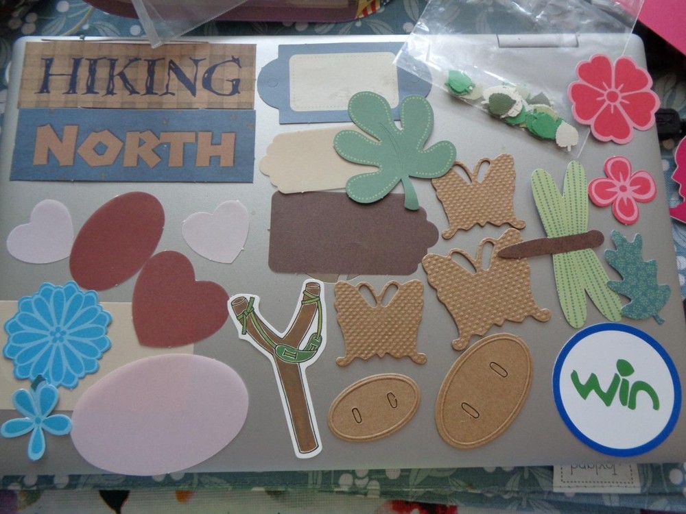 Mixed Lot of Nature Die Cuts Tags Shapes Scrapbooking Cards Crafts