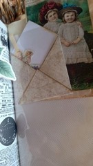 Handmade Junk Journal Travel Book Grunge Diary Memories Coffee Dyed Floral