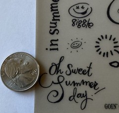 BLOOM & GROW Rub-On Transfers(4-1/2”x 7-3/4”) Sunshine•Summer•Garden•Card Making