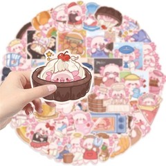 Cute Axolotl Stickers Pack of 50 – Vibrant Waterproof Vinyl for All Surfaces