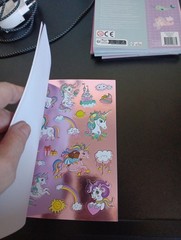 STICKERBOOK FOR KIDS 18 SHEETS A5 UNICORN (C)