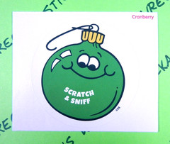 Christmas Scented Large Stickers Everything Smells You Choose