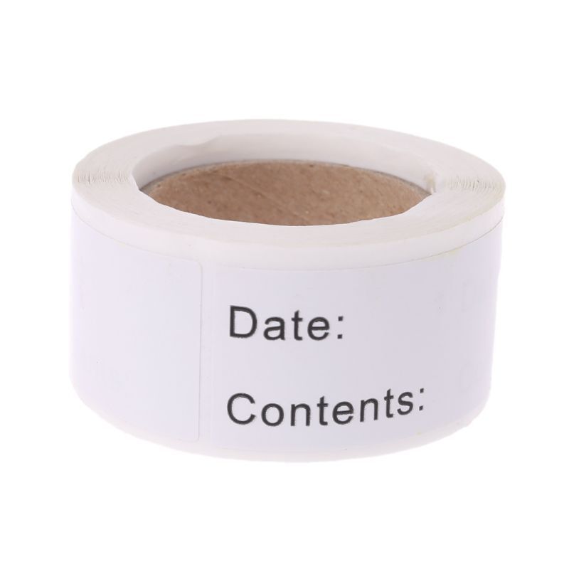 125pcs/roll Home kitchen Storage Labels Refrigerator Freezer Adhesive
