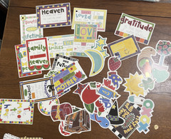 Mixed Lot Scrapbooking Supplies Paper Ephemera Card Making Craft Junk Journal
