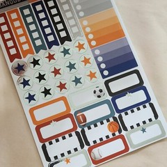 NEW Paper House Life Organized Planner Sticker Book Sports 260 Pcs 4 pgs -C