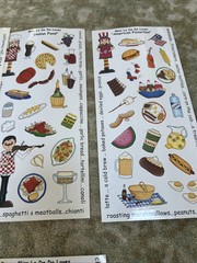 Lot/6 Tie Me To The Moon Miss La De Da Collection Food Favorites