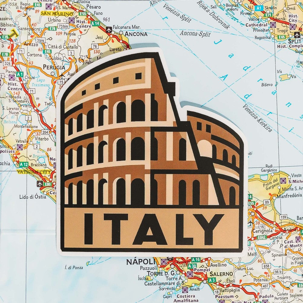 Italy Vinyl Sticker