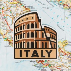 Italy Vinyl Sticker
