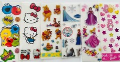 Hello Kitty, Disney Princess Snow Wite SOFIA Aurora Little Mermaid 159+ STICKERS