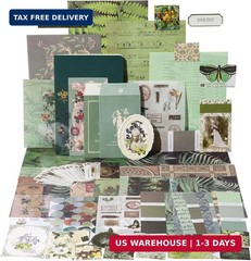 YagCu Scrapbook Kit for Beginners, Aesthetic Junk Journal Supplies, Scrapbooking